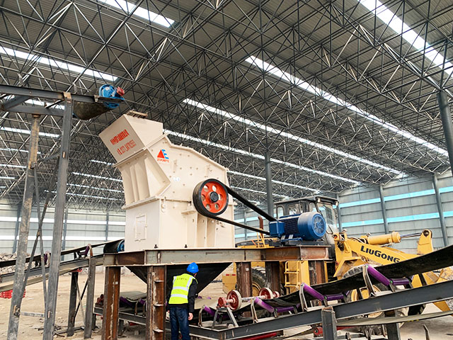 開封大型固定式石料、混凝土生產線安裝調試現場